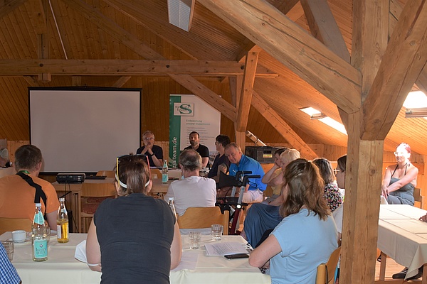 Bewohner*innen-Vertreter-Treffen bei Sozialteam